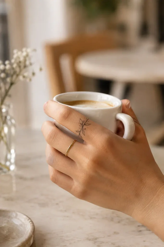 Minimalist Finger Tattoos for woman